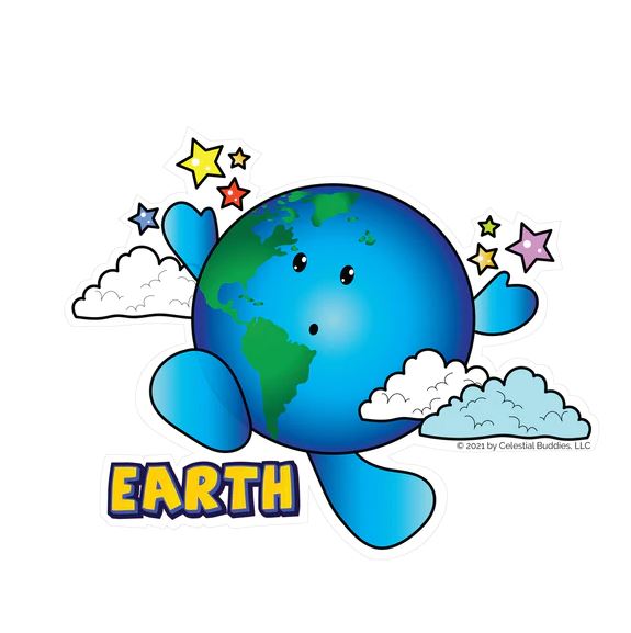 Earth Vinyl Sticker
