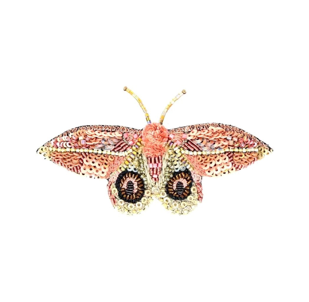 Dognin's Bullseye Moth Brooch