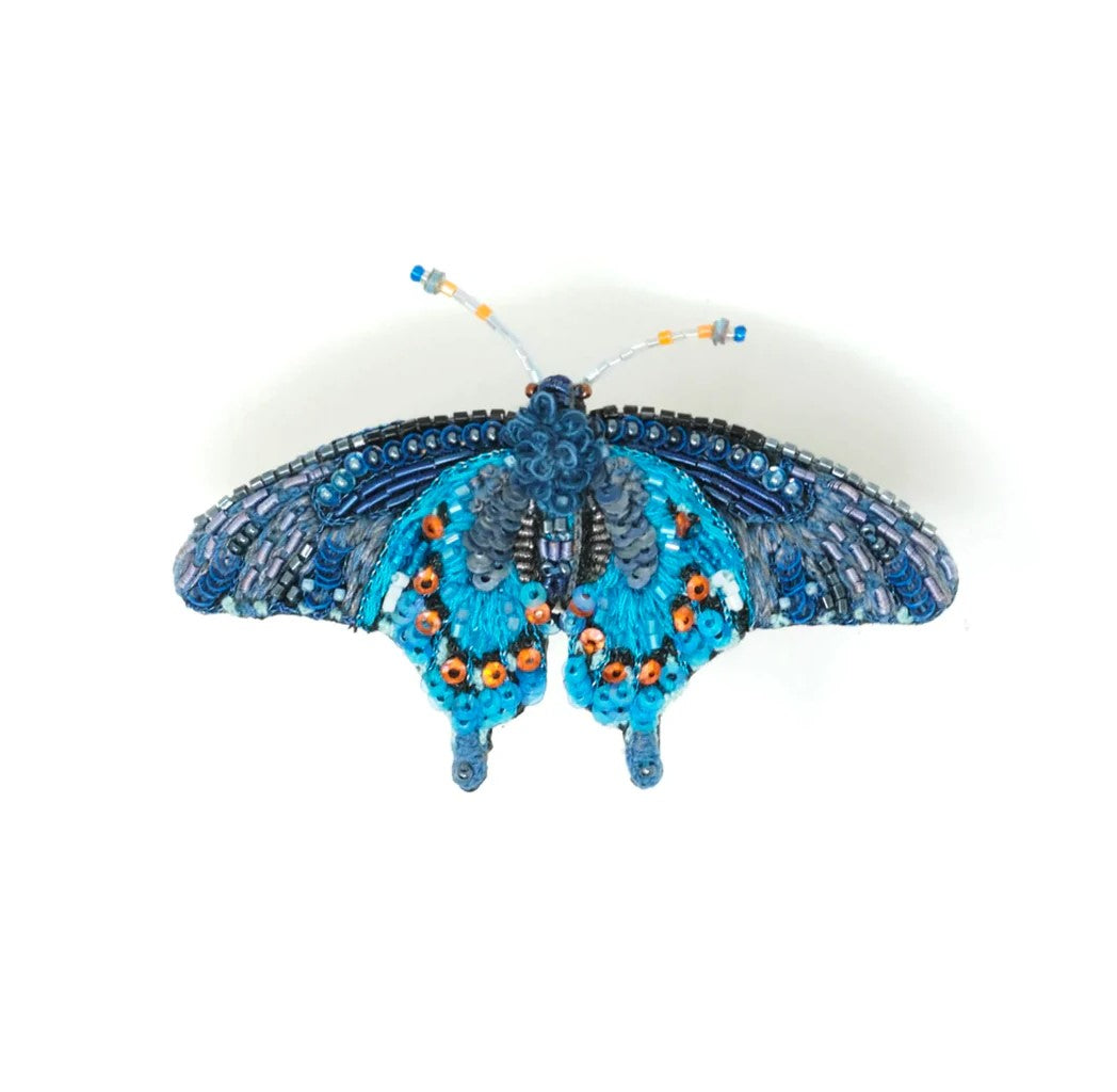 Pipevine Swallowtail Butterfly Brooch