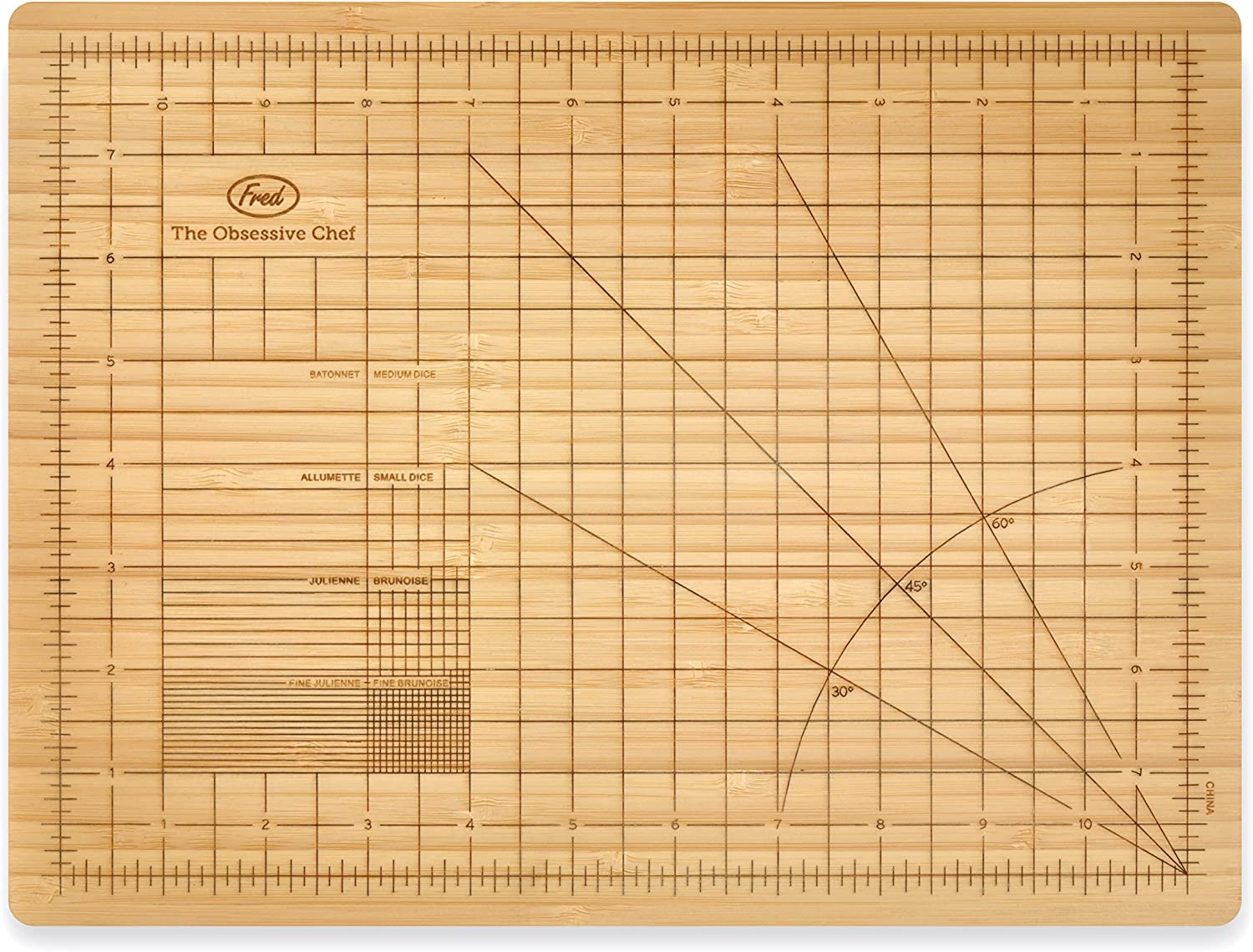 Bamboo Obsessive Chef Wood Cutting Board