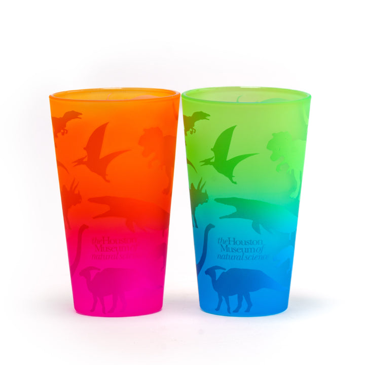 HMNS Dinosaur 2-Tone Pint Glass