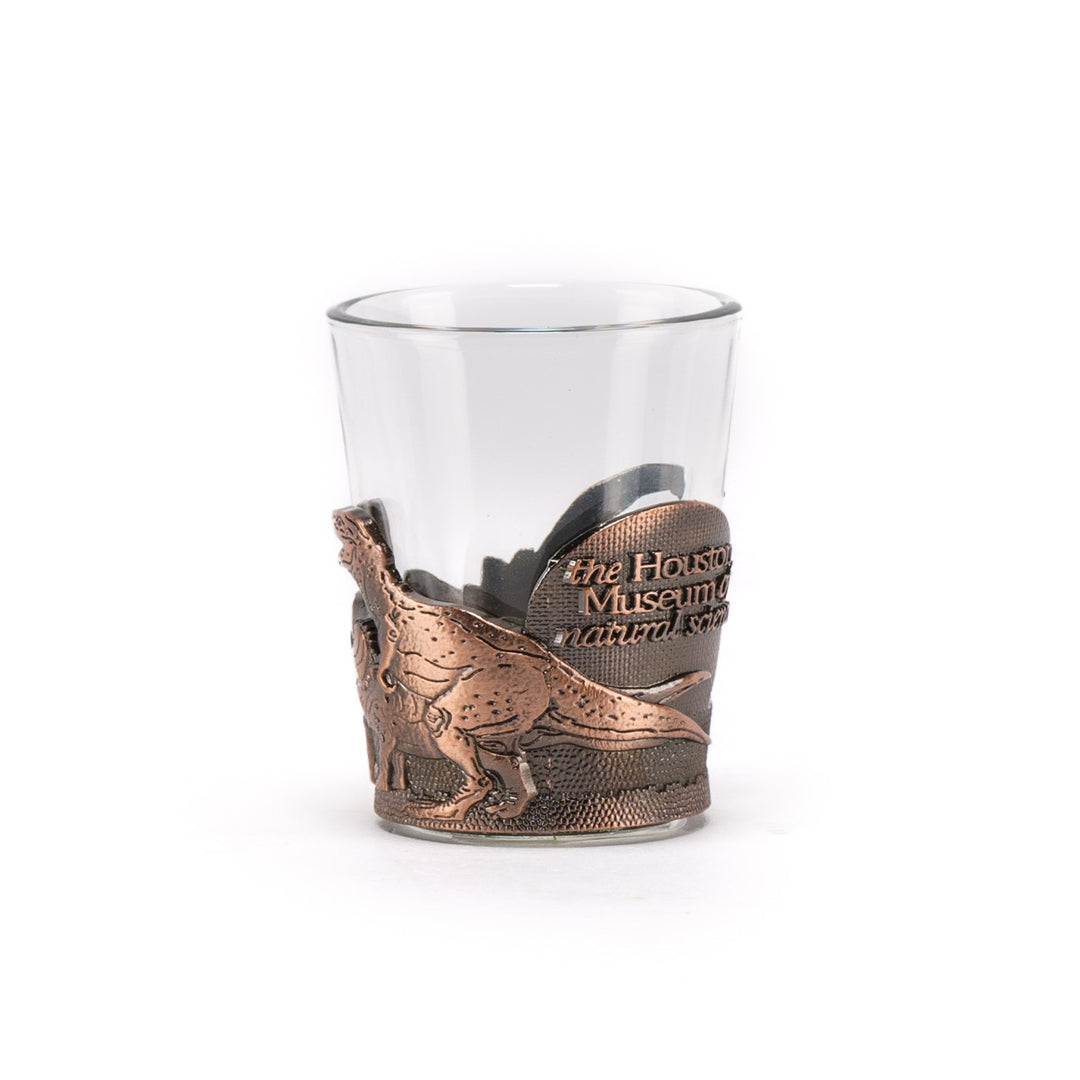 Metal Wrap HMNS Dinosaur Shot Glass