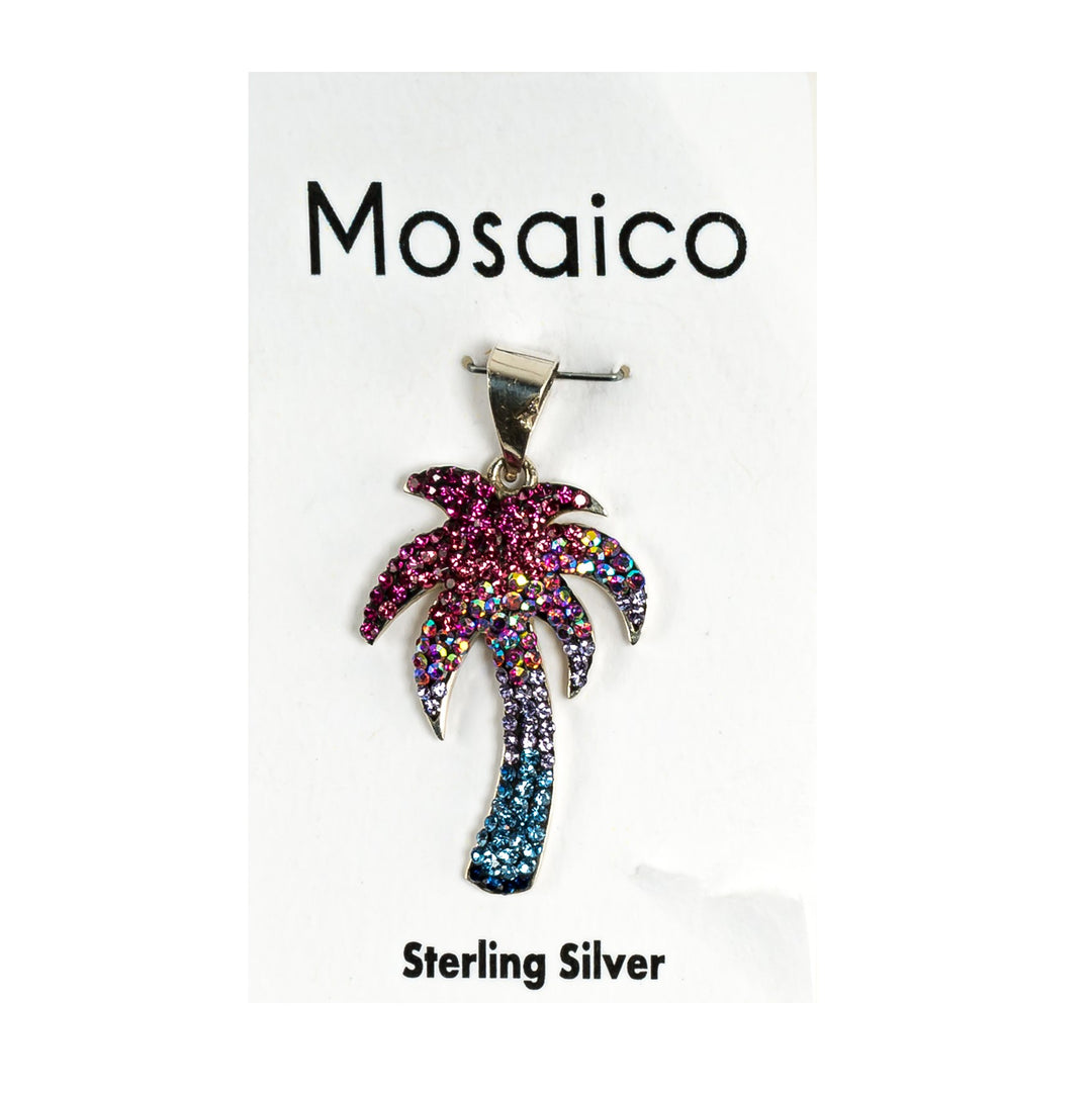 Austrian Crystal Palm Tree Pendant