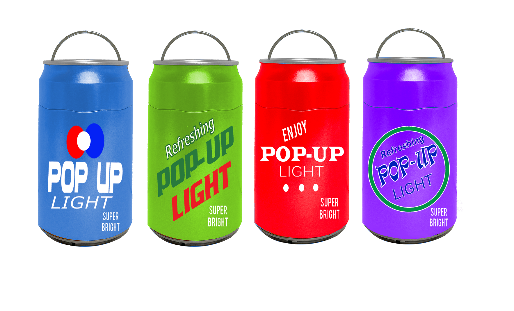 LED Pop-Up Soda Can Lantern & Flashlight