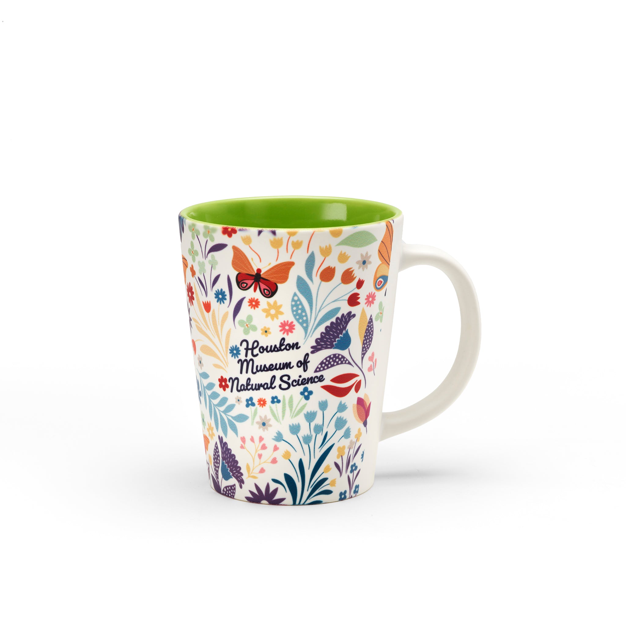 HMNS Wildflowers & Butterflies Latte Mug