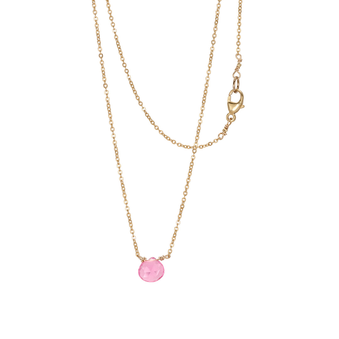 Pink Tourmaline Necklace