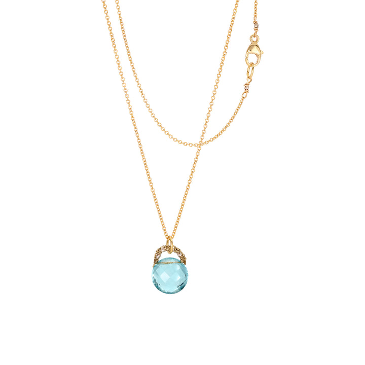 Aqua Quartz Necklace