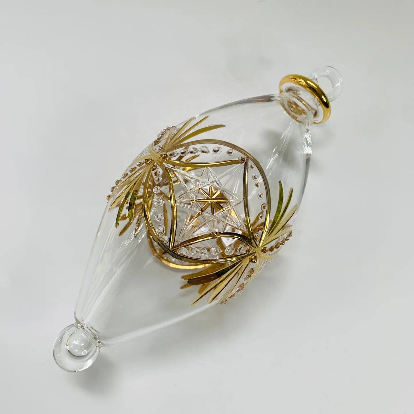 Oval Glass Egyptian Ornament
