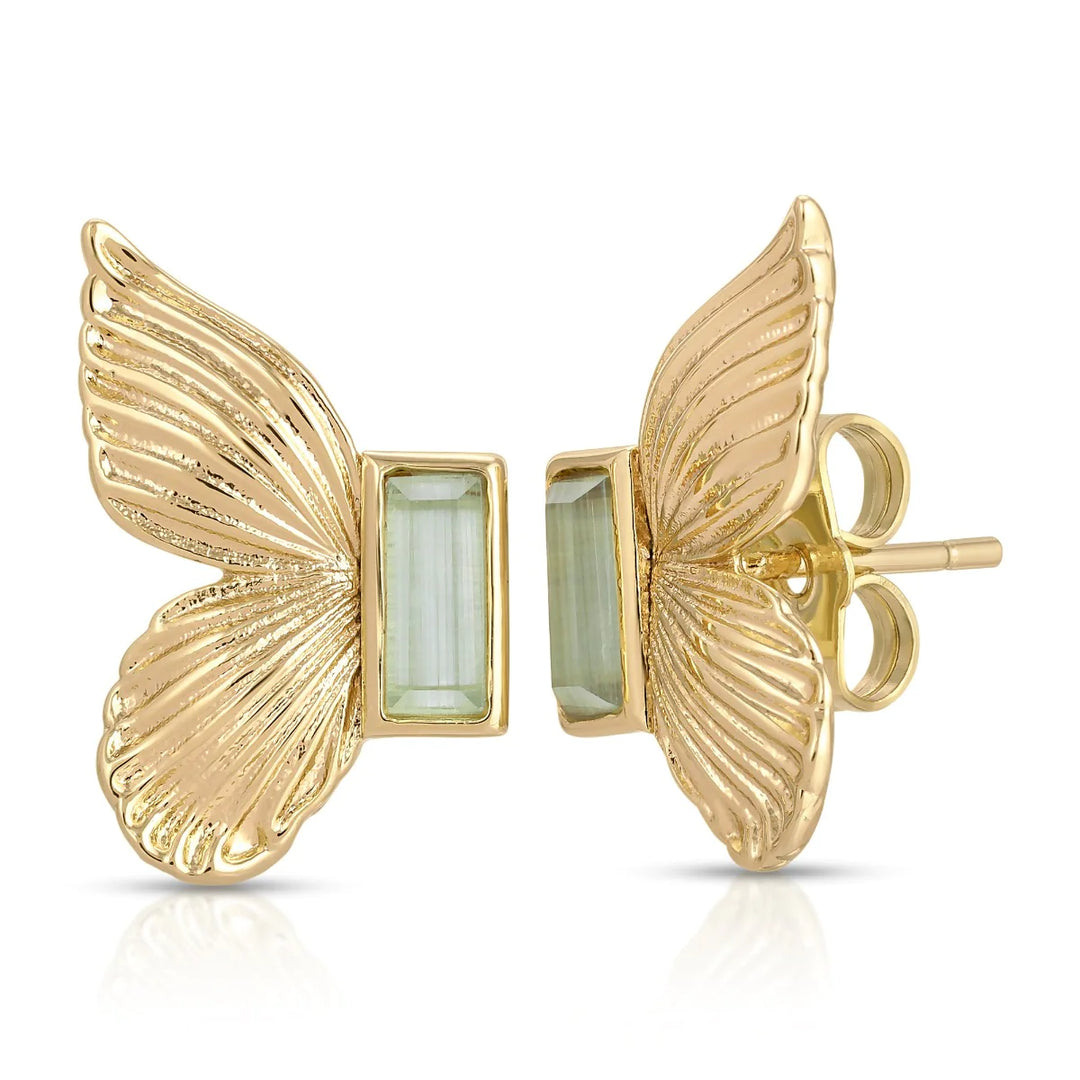 Gem Butterfly Studs