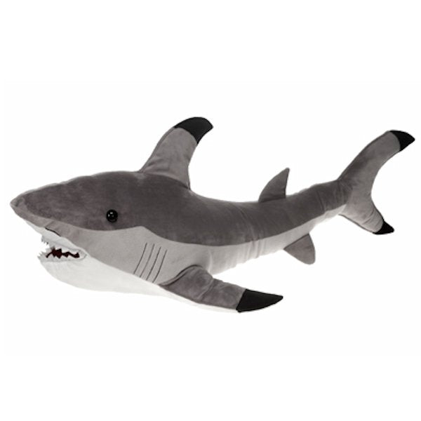 Large Grey Shark Plush