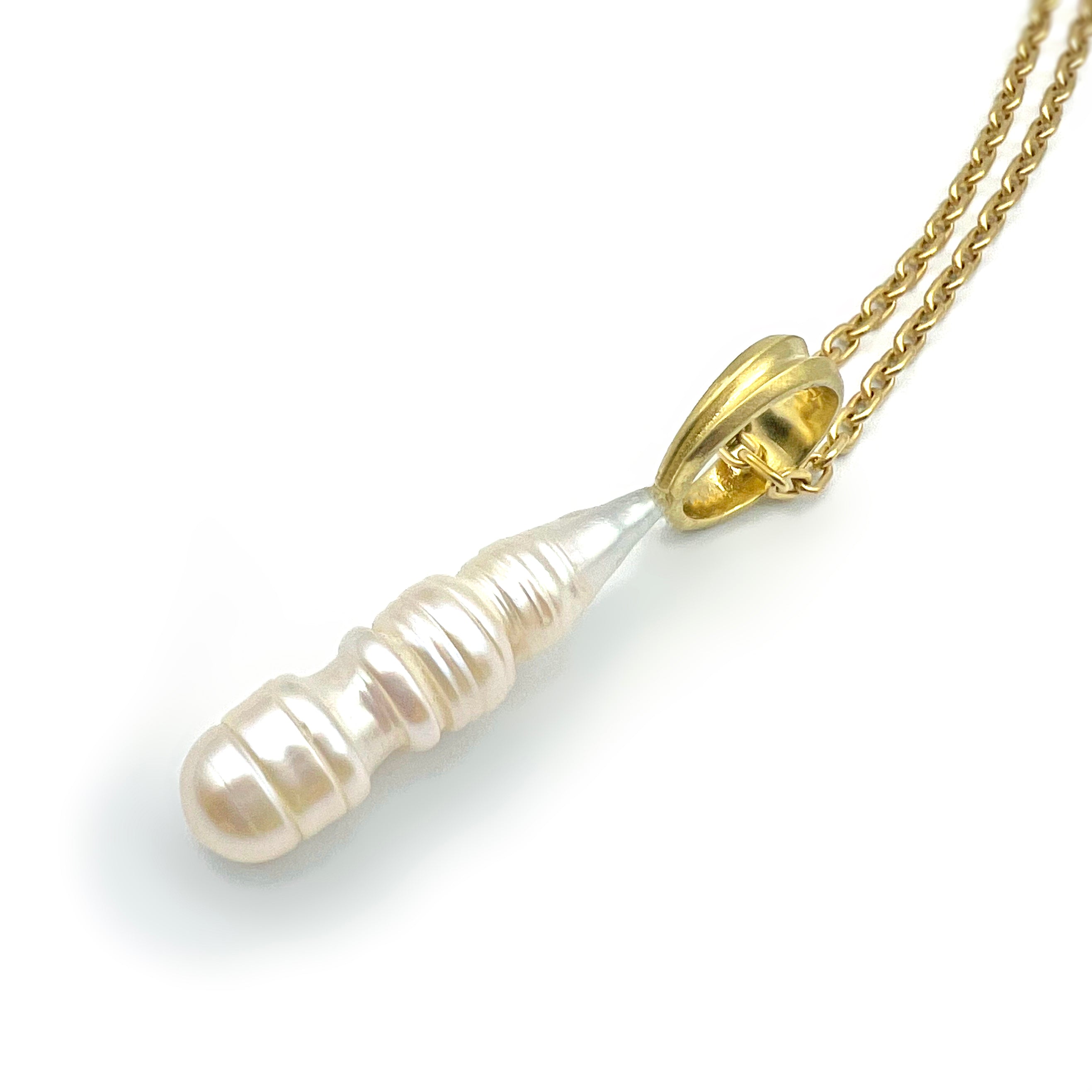 Freshwater Pearl Column Necklace