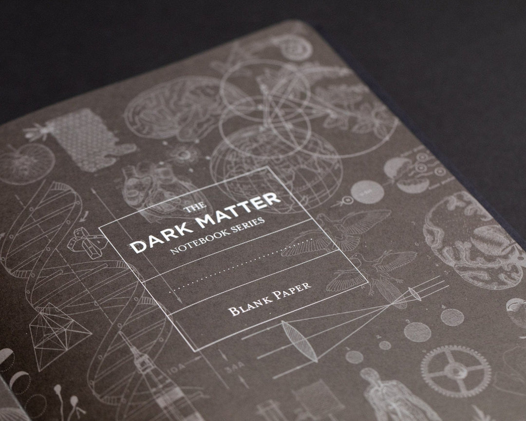 Edge of the Atmosphere Dark Matter Journal, Black Paper Notebook