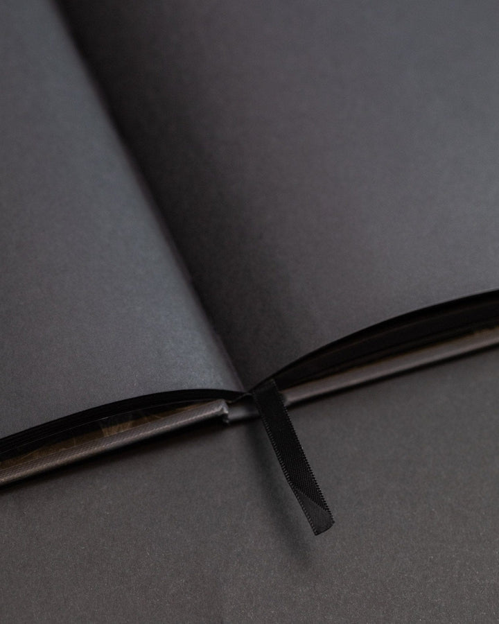 Edge of the Atmosphere Dark Matter Journal, Black Paper Notebook