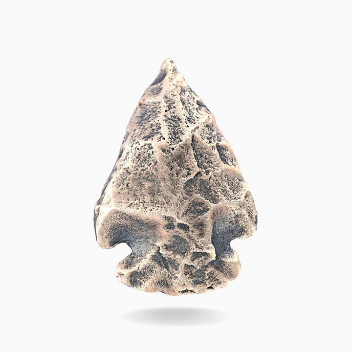Carved and Cast Arrowhead Hat Pin