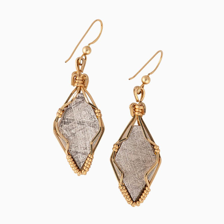 Gibeon Meterorite Earrings