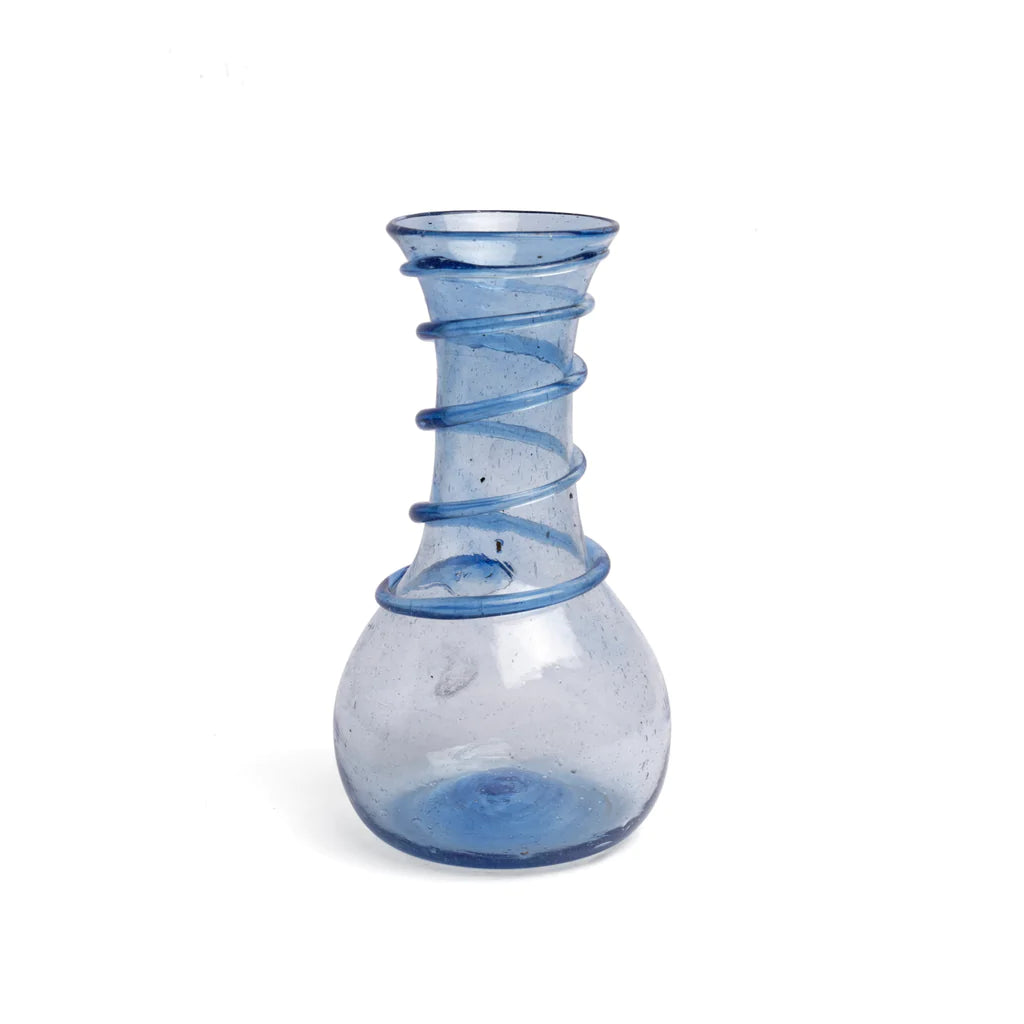 Blue Spiral Vase