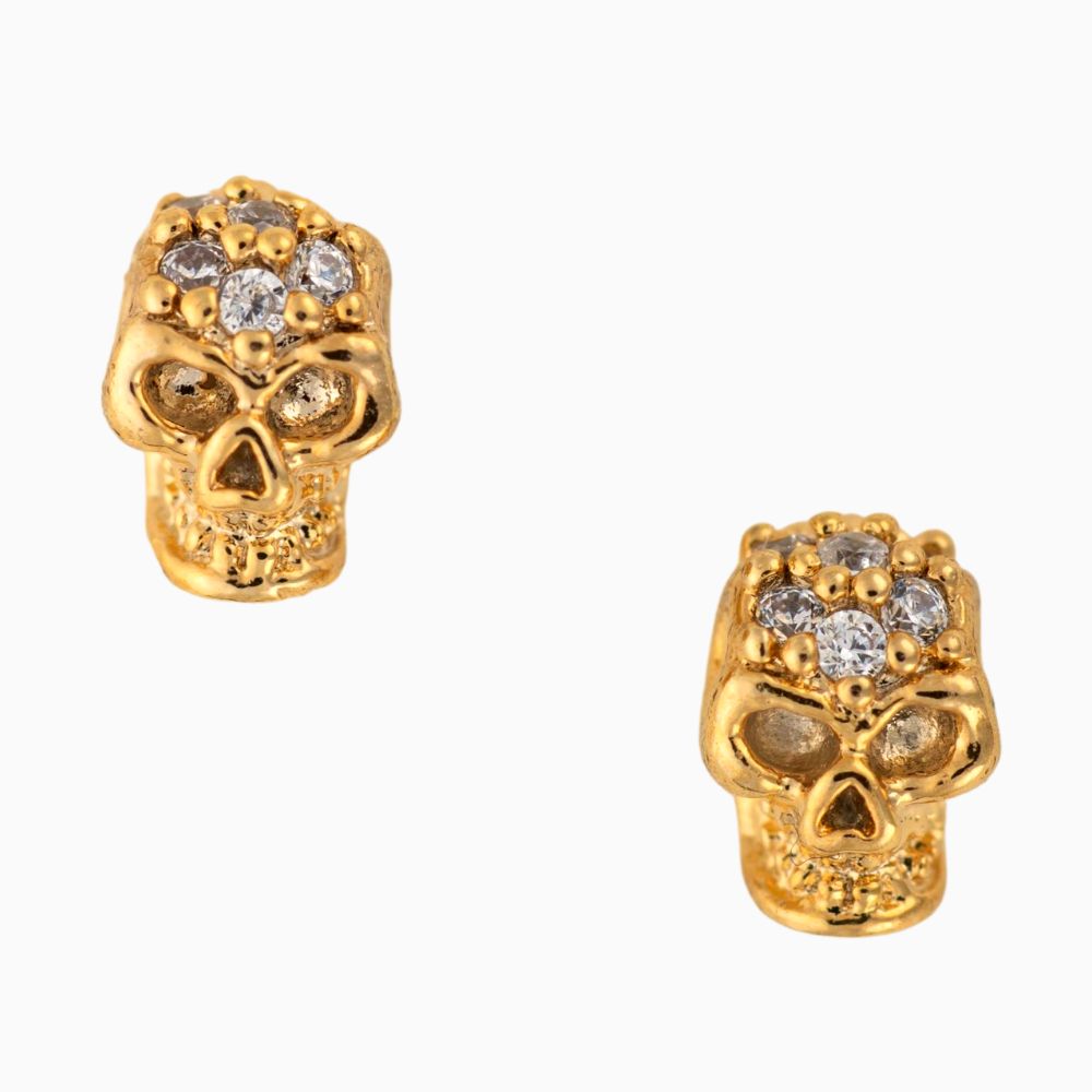 Mini Skull Tiny Stud Earrings