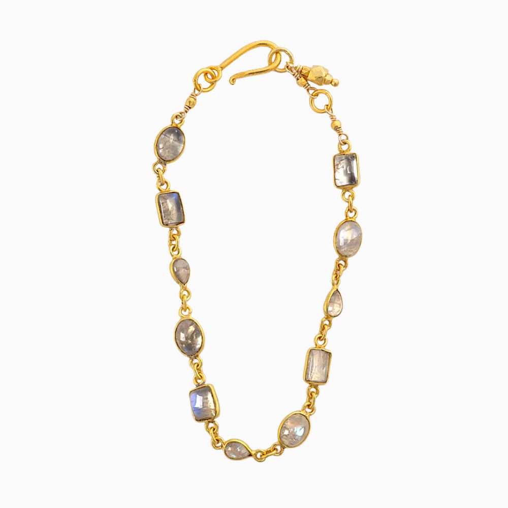 Moonstone Chain Bracelet