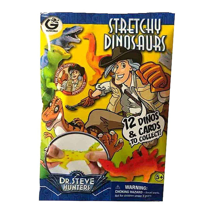 Stretchy Dinosaur with Collectors Card, 1 Pack, Dr. Steve Hunters